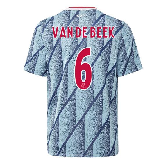 Ajax Away Kit Soccer Jersey Donny Van De Beek #6 2020/21